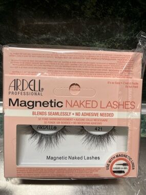 4 PK. Magnetic Naked Lashes 421 - Pink and White Packaging